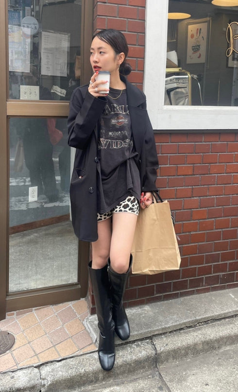 ニットショートパンツ